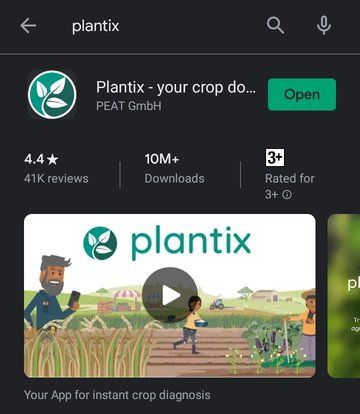 ফসলের রোগ নির্ণয়ের অ্যাপ Plantix app (প্ল্যান্টিক্স অ্যাপ) (ফসলের রোগ নির্ণয় ও প্রতিকার)