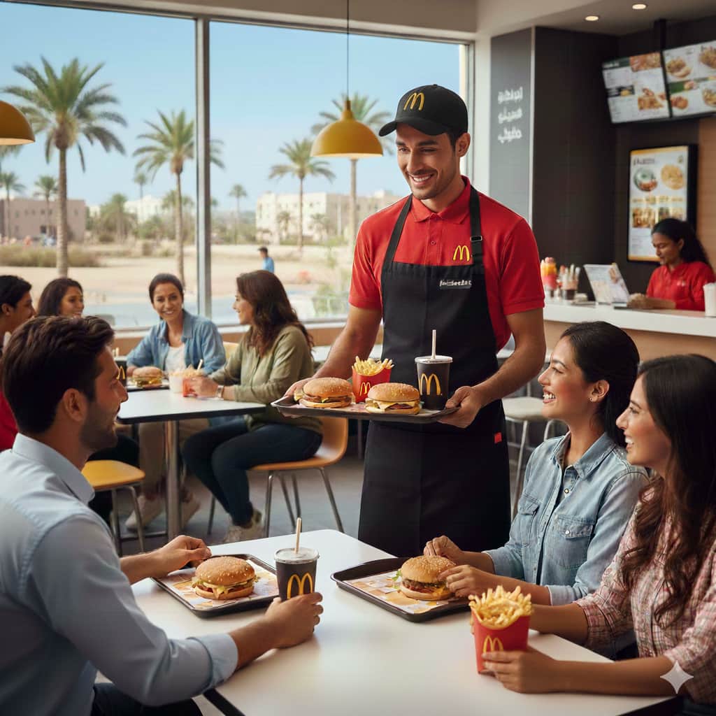 ম্যাকডোনাল্ড সৌদি আরব সার্ভিস ক্রু